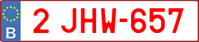 Truck License Plate